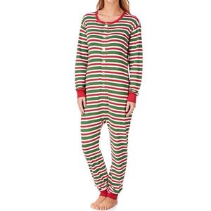 HATLEY Unisex M “Don’t Open Till Christmas 1 Piece Pajamas Zippy Zoom Union Suit